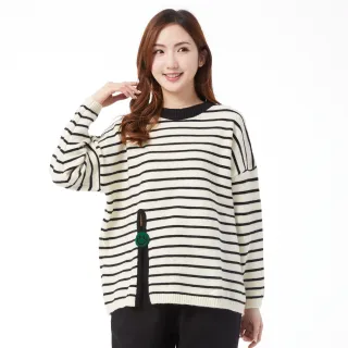 【betty’s 貝蒂思】條紋前後撞色拼接落肩T-shirt(共二色) 歷史價格詳細信息