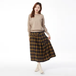 【betty’s 貝蒂思】腰鬆緊不規則剪裁壓線長裙(共二色) 歷史價格詳細信息