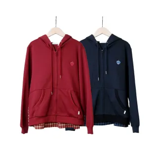 【betty’s 貝蒂思】愛心刺繡撞色條紋開襟毛衣(卡其) 歷史價格詳細信息