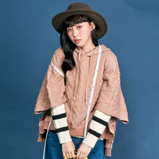 【betty’s 貝蒂思】寬版連帽跳色壓線背心(白色) 歷史價格詳細信息