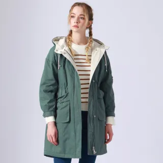 【betty’s 貝蒂思】腰間抽繩內刷毛連帽鋪棉外套(共二色) 歷史價格詳細信息