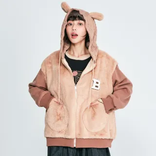 【betty’s 貝蒂思】毛毛玫瑰鈕釦口袋背心(咖啡) 歷史價格詳細信息