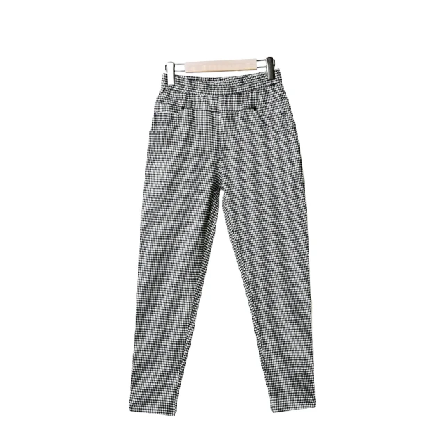 betty’s貝蒂思　細格紋荷葉領日系上衣(黑色) 歷史價格詳細信息