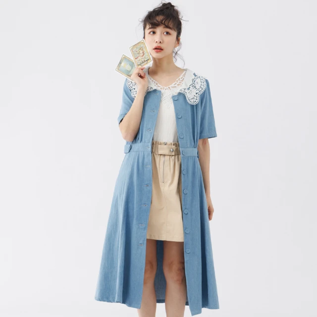 【betty’s 貝蒂思】雲朵撞色拼接短袖圓領上衣(白色) 歷史價格詳細信息