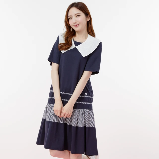 【betty’s 貝蒂思】撞色拼接針織連帽上衣(卡其色) 歷史價格詳細信息