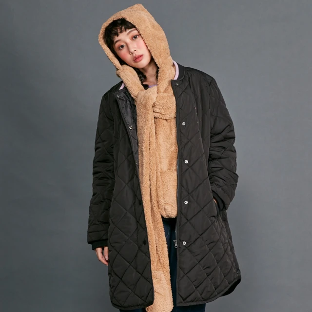 【betty’s 貝蒂思】小兔子刺繡收腰口袋長版襯衫(共二色) 歷史價格詳細信息