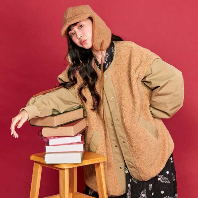 【betty’s 貝蒂思】QQ毛翻領貓咪牛仔夾克(黑色) 歷史價格詳細信息