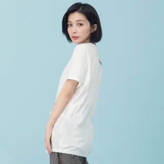 betty’s貝蒂思　圓領布扣繡線上衣 (粉桔) 歷史價格詳細信息