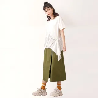 【betty’s 貝蒂思】下擺壓線蕾絲圓領T-shirt(粉紅色) 歷史價格詳細信息