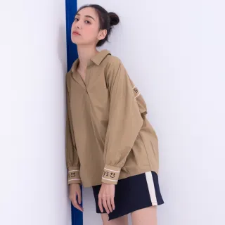 【betty’s 貝蒂思】側邊條紋拚接裝飾釦連帽T-shirt(黑色) 歷史價格詳細信息