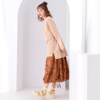 【betty’s 貝蒂思】幾何圖形圓領長袖T-shirt(黑色) 歷史價格詳細信息