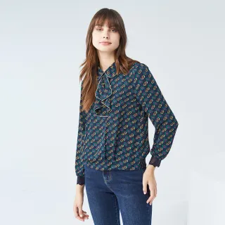 復古雪紡圖騰印花長版罩衫L-XL號（8區2只） 歷史價格詳細信息