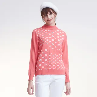 【MYVEGA 麥雪爾】羊毛波點印花針織上衣-黑 歷史價格詳細信息