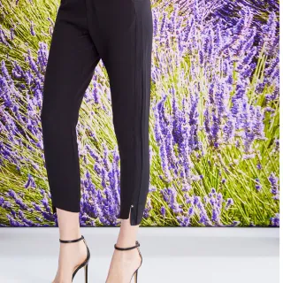 【MYVEGA 麥雪爾】棉質顯瘦千鳥格長褲套裝下身-黑(上下身分開販售) 歷史價格詳細信息