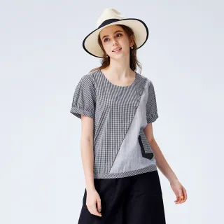 【MYVEGA 麥雪爾】純棉格紋袖子可反摺外套-粉 歷史價格詳細信息