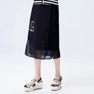 【MYVEGA 麥雪爾】棉質不對稱口袋彈力長褲-黑 歷史價格詳細信息