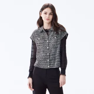 小香風黑色羊羔毛絨外套女春秋冬季高級設計感小眾炸街毛茸茸上衣 歷史價格詳細信息