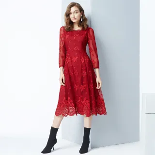 【MYVEGA 麥雪爾】立體花朵刺繡上衣-深藍 歷史價格詳細信息