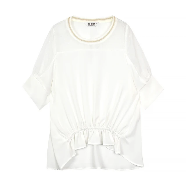 【MYVEGA 麥雪爾】點點漩渦下擺不規則長洋裝 歷史價格詳細信息