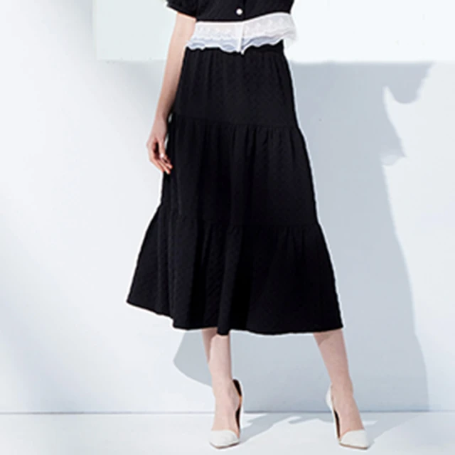 2024新品 工裝長裙 甜酷輕薄松緊抽繩口袋半身裙顯瘦A字中長裙女 歷史價格詳細信息