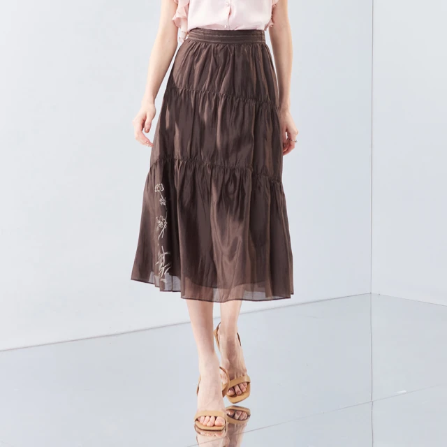 【MYVEGA 麥雪爾】天絲棉經典撞色格紋針織上衣-灰 歷史價格詳細信息