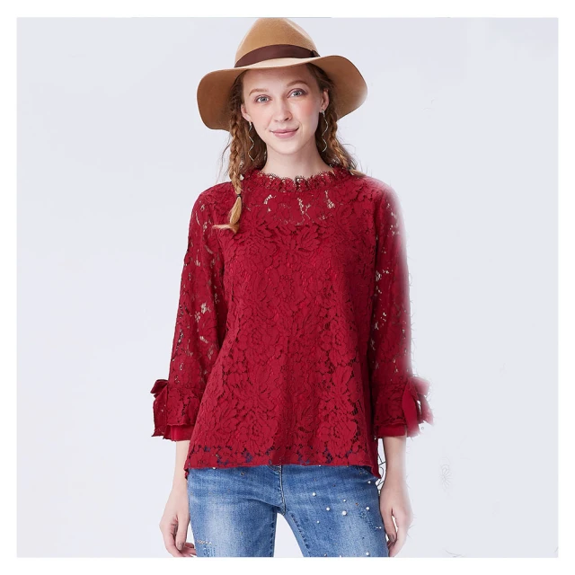 【MYVEGA 麥雪爾】壓摺雙層領片七分袖雪紡上衣-黑 歷史價格詳細信息