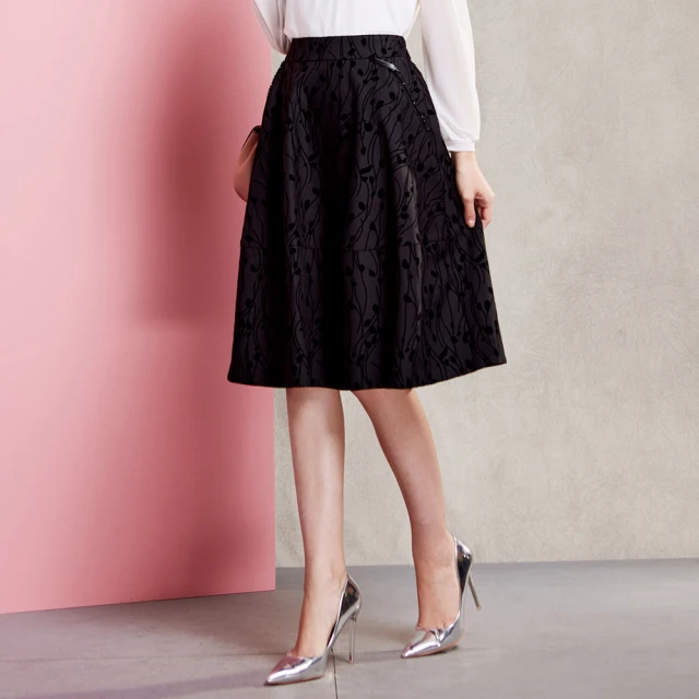 【MYVEGA 麥雪爾】MA鬆緊腰圍壓褶長裙-米 歷史價格詳細信息