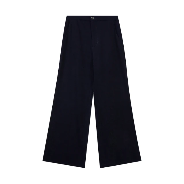 【MYVEGA 麥雪爾】撞色下擺開叉九分褲套裝上身-黑(上下身分開販售) 歷史價格詳細信息