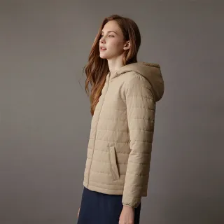 GIORDANO 女裝E care輕暖系列連帽外套-11 北極狼白 歷史價格詳細信息