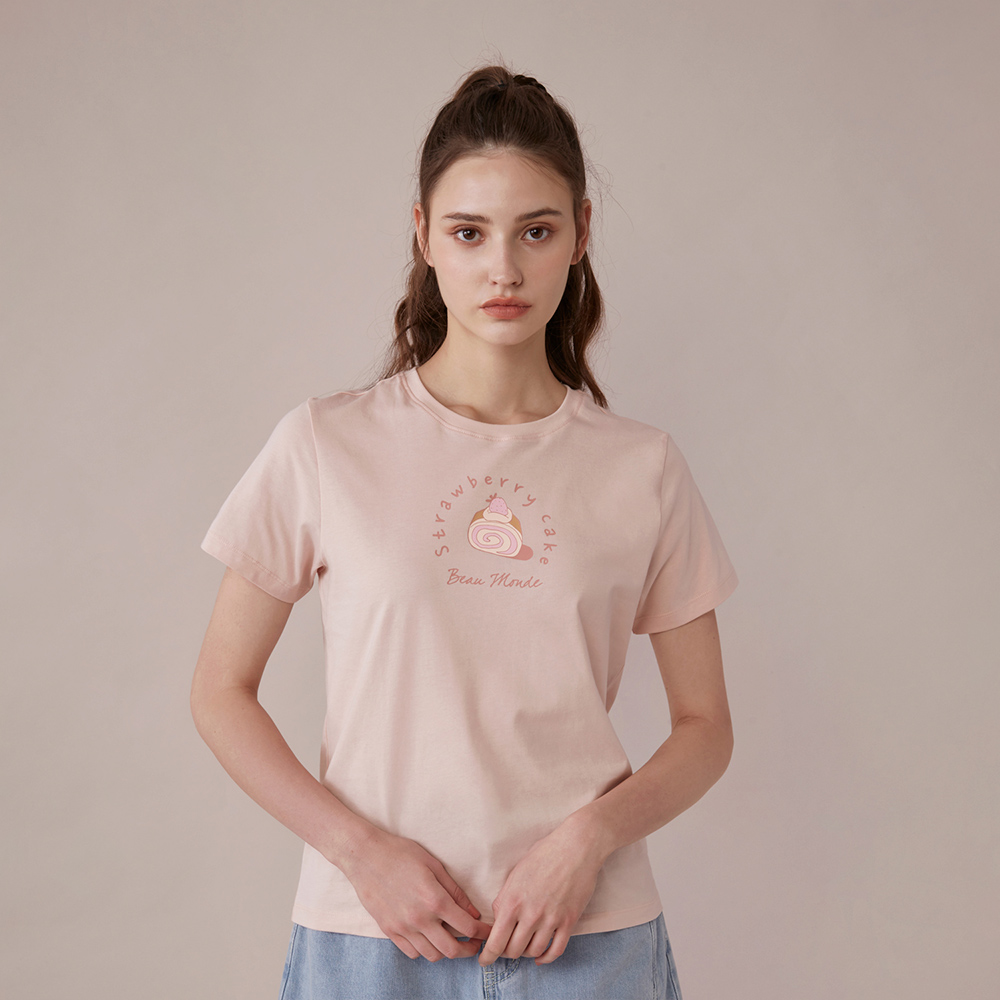 GIORDANO 女裝印花上衣 甜點系列-09 氙藍色 歷史價格詳細信息