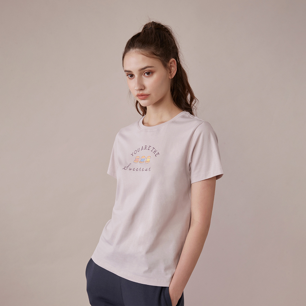 GIORDANO 女裝印花上衣 甜點系列-09 氙藍色 歷史價格詳細信息