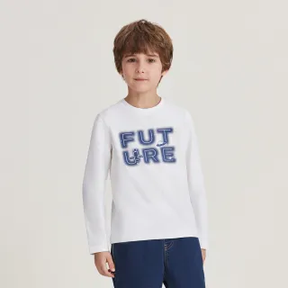 GIORDANO 男裝印花長袖上衣 NEVER GIVE UP-多色任選 歷史價格詳細信息