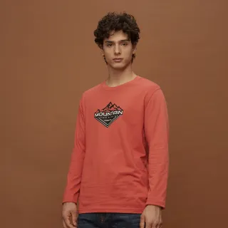 GIORDANO 男裝印花長袖上衣 NEVER GIVE UP-多色任選 歷史價格詳細信息