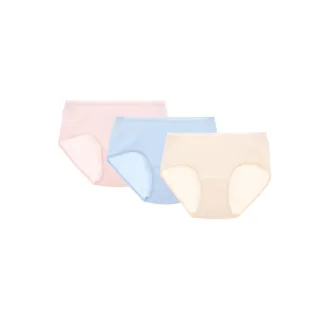 GIORDANO 女裝中腰彈力三角褲 (三件裝)-50 卡其/粉/綠 歷史價格詳細信息