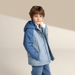 GIORDANO  童裝可拆袖鋪棉連帽外套-88 雪花極光粉紅 03070634 歷史價格詳細信息