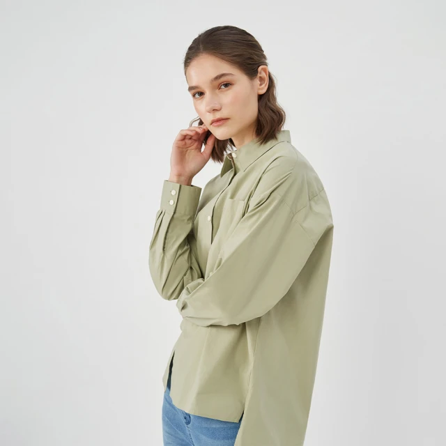 【GIORDANO 佐丹奴】女裝寬鬆開衩上衣(68 海軍藍) 歷史價格詳細信息