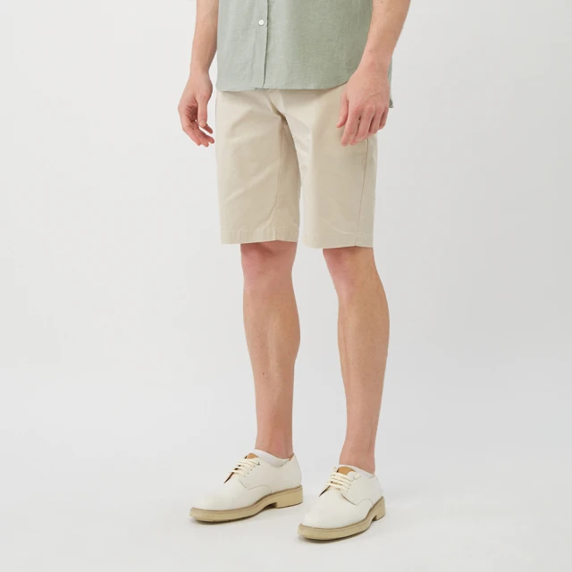 佐丹奴短褲男裝純棉梭織工裝粗斜紋鬆緊腰休閒短褲 01102309 歷史價格詳細信息