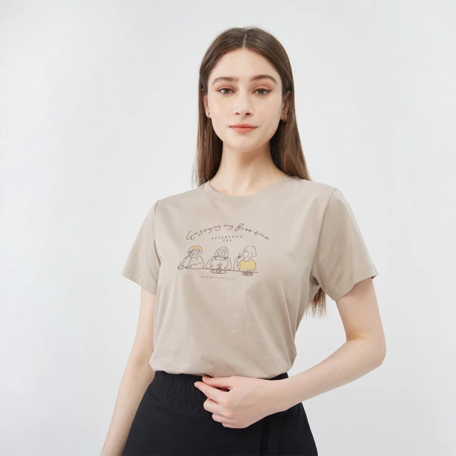 【GIORDANO 佐丹奴】女裝印花上衣 Perfect Distance系列(01 淺麻黃) 歷史價格詳細信息