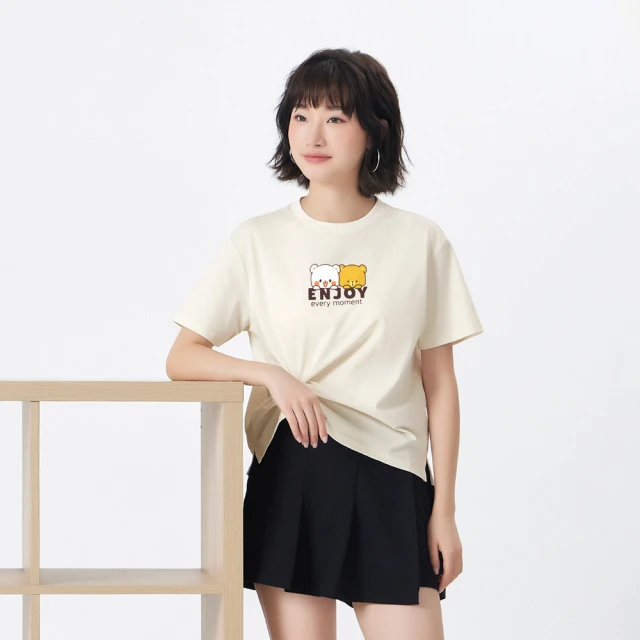 【GIORDANO 佐丹奴】女裝印花上衣 Perfect Distance系列(01 淺麻黃) 歷史價格詳細信息