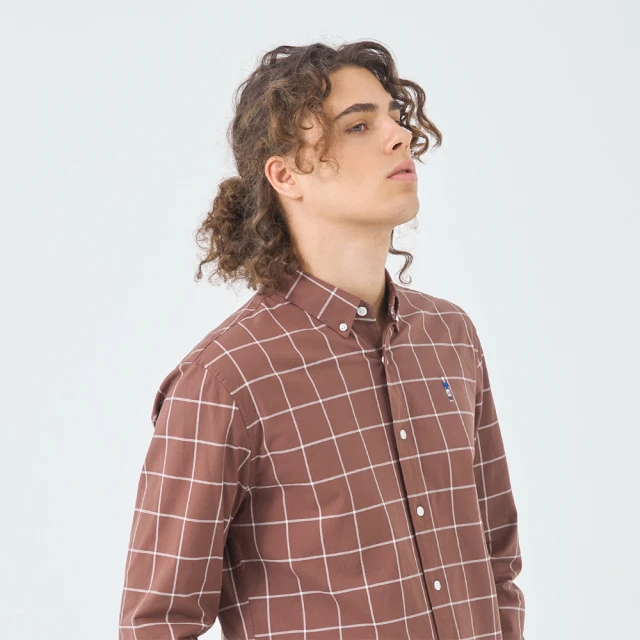 牛津紡襯衫 男 白襯衫 長袖襯衫 修身 休閒襯衫 大襯衫 男士長袖襯衫 商務男士潮流襯衣 簡約 質感 素色 歷史價格詳細信息