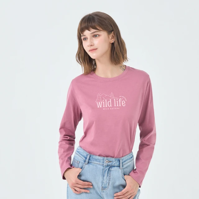 GIORDANO 女裝印花長袖上衣 WILD NATURE-多色任選 歷史價格詳細信息