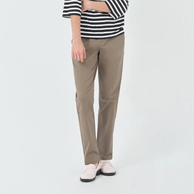 GIORDANO 女裝腰鬆緊修身休閒卡其褲-87 卡其色 歷史價格詳細信息