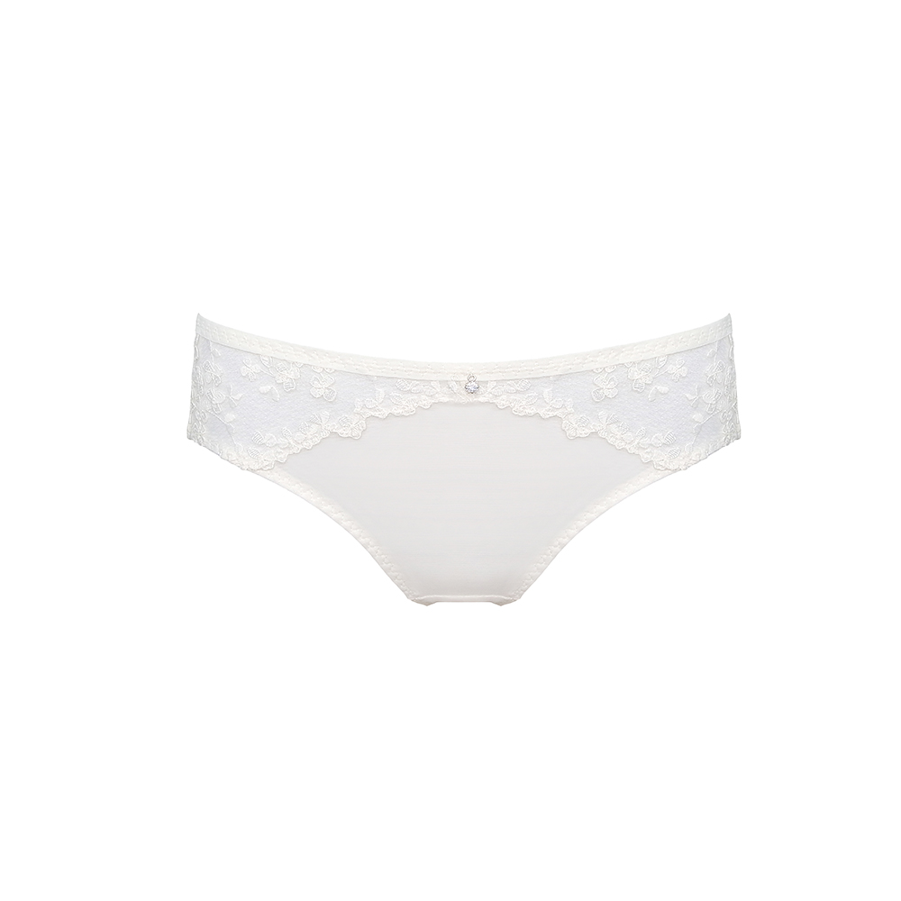 【瑪登瑪朵】La Pretti 低腰寬邊三角網內褲(牙白) 歷史價格詳細信息