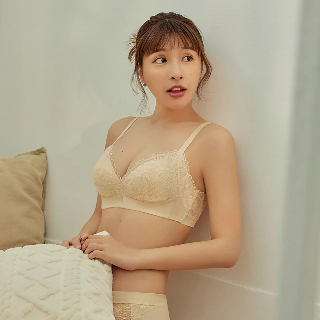 【瑪登瑪朵】無鋼圈紓壓內衣  M-XXL(花語粉) 歷史價格詳細信息