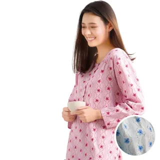【Wacoal 華歌爾】睡衣-仕女系列 M-L純棉針織印花短袖半開襟七分褲裝 LWZ87721GR(嫩芽綠) 歷史價格詳細信息