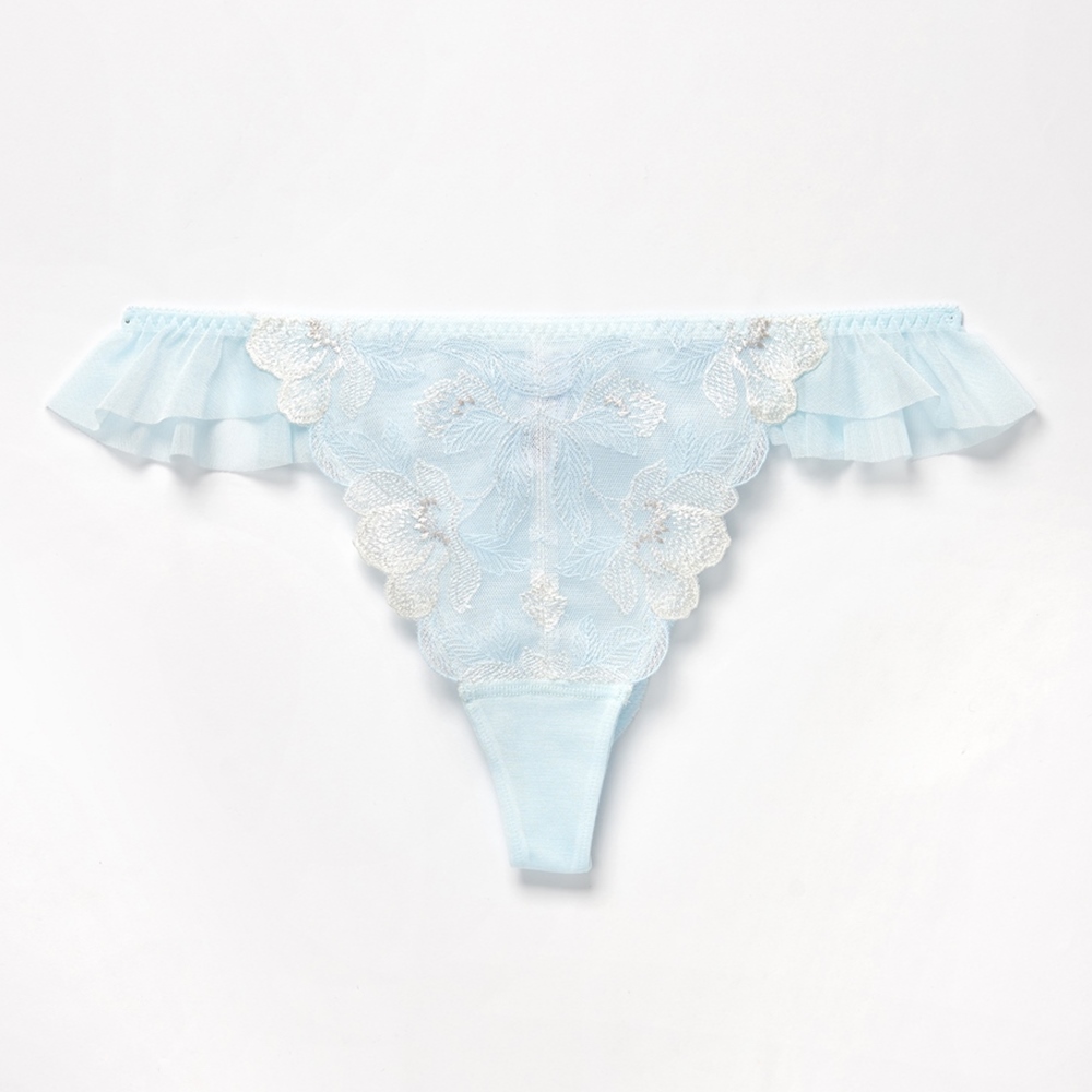 華歌爾-深V 量身打造美一刻 M-LL低腰細帶三角褲(尊貴藍) NB4594搭配內褲-NS2394NZ 歷史價格詳細信息