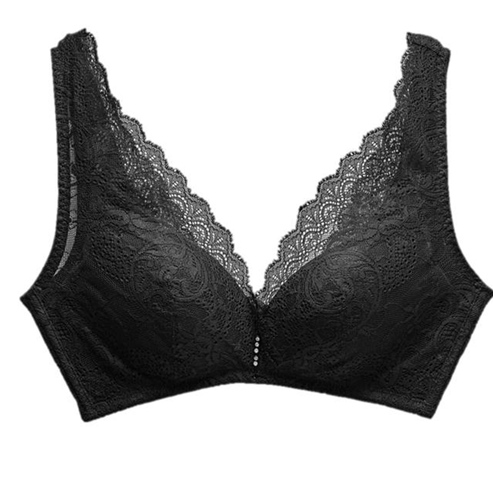 【C罩杯】無鋼圈內衣 嫵媚巴洛 單件內衣1322(紅、黑)-Pink Lady 歷史價格詳細信息