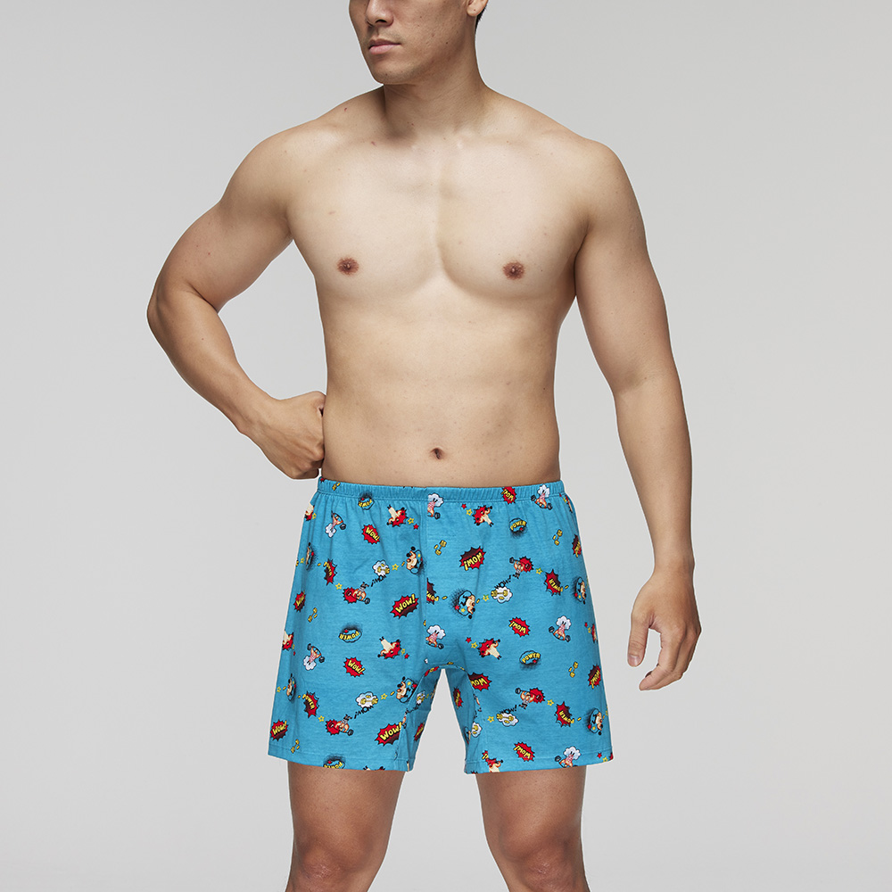 DADADO-鼎天立地 M-3L印花四角男內褲(紅) 天然絲光棉-吸濕排汗-GHQ326RS 歷史價格詳細信息