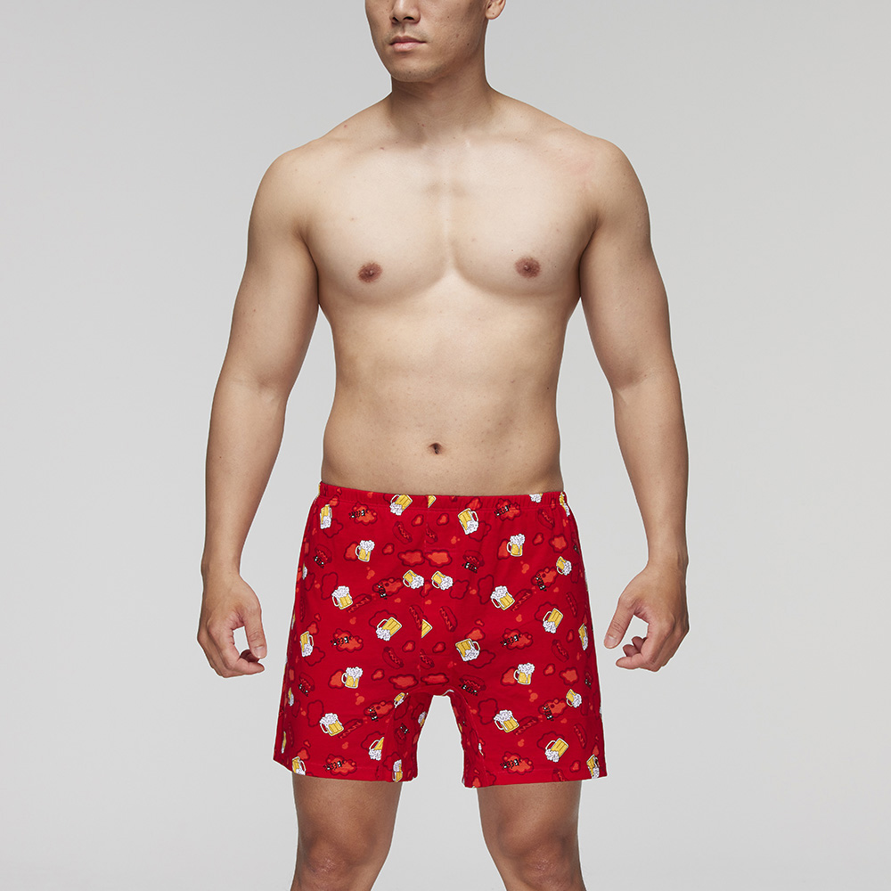 DADADO-月慶中秋 M-3L印花四角男內褲(深藍) 天然絲光棉-吸濕排汗-GHQ428DB 歷史價格詳細信息