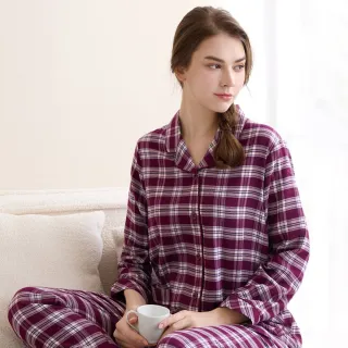 華歌爾睡衣-家居系列 M-L格紋國民領褲裝(海軍藍)-LWZ24833DP 歷史價格詳細信息